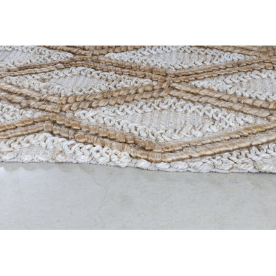 Tufty Home Handmade Flatweave Jute Sisal Bleach Natural Rug Wayfair